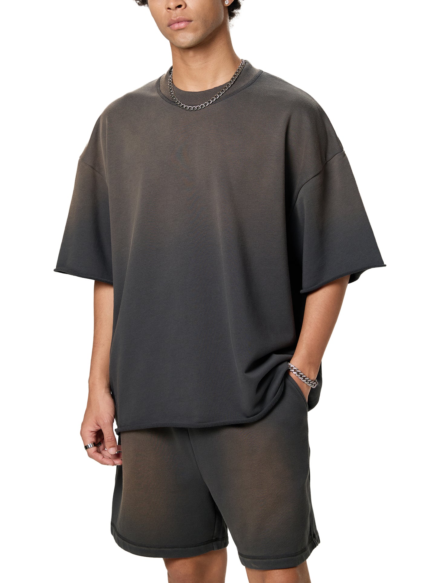 TIMELESS AF Sun Fade Raw Edge T-Shirt image 10