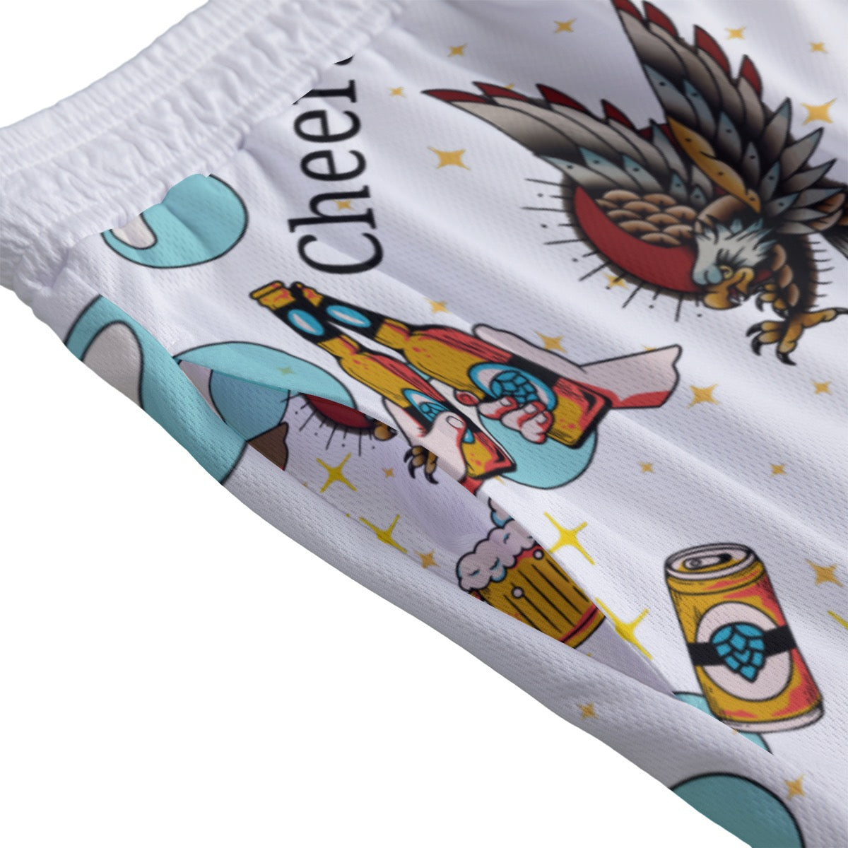 All-Over Print Men's Mesh Shorts image 3