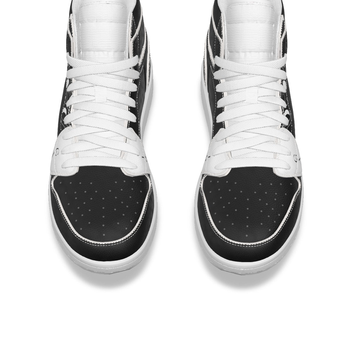 Black Satellite Women's Synthetic Leather Stitching Shoes image 4