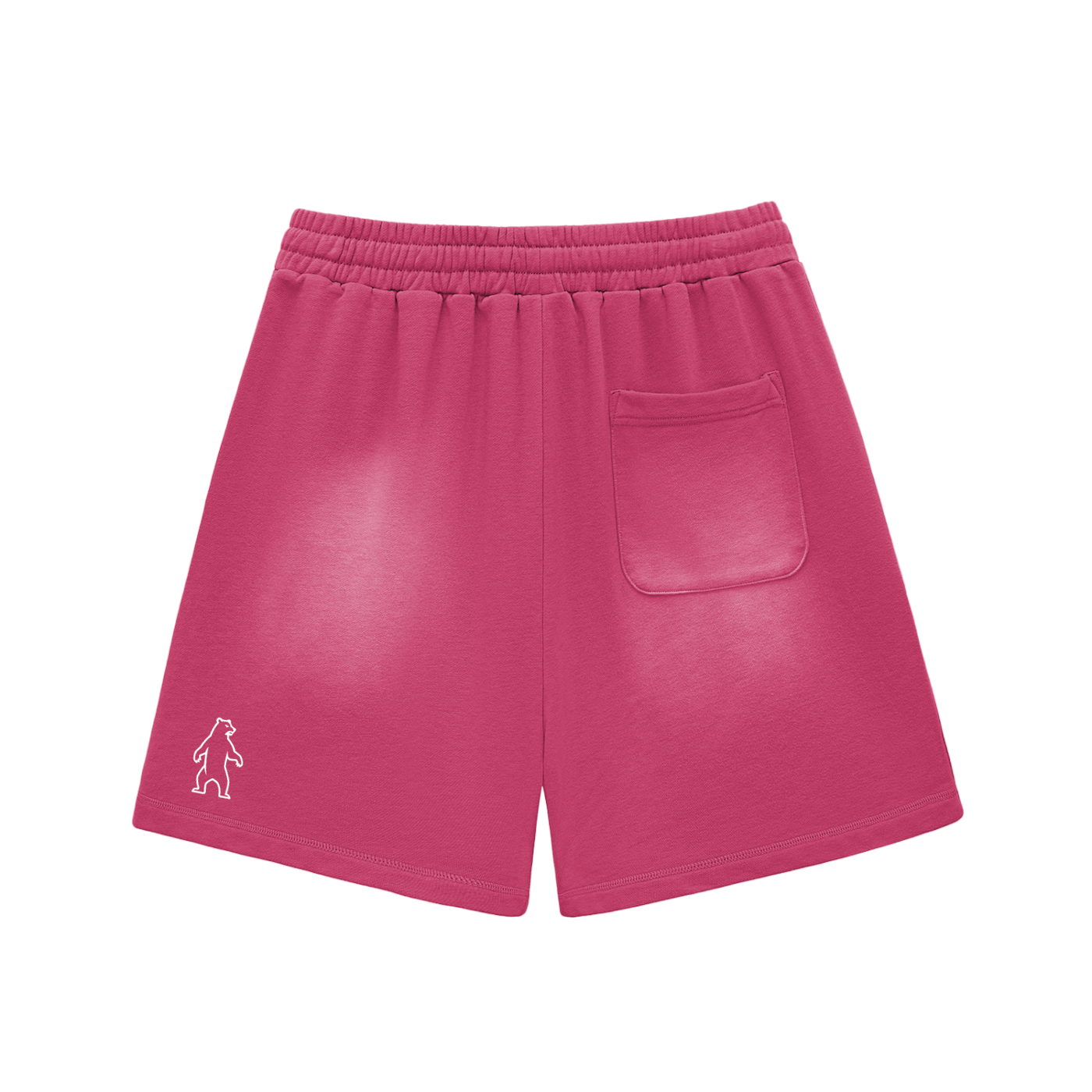 PLEASANT AF Sun Fade Raw Edge Cotton Shorts image 5