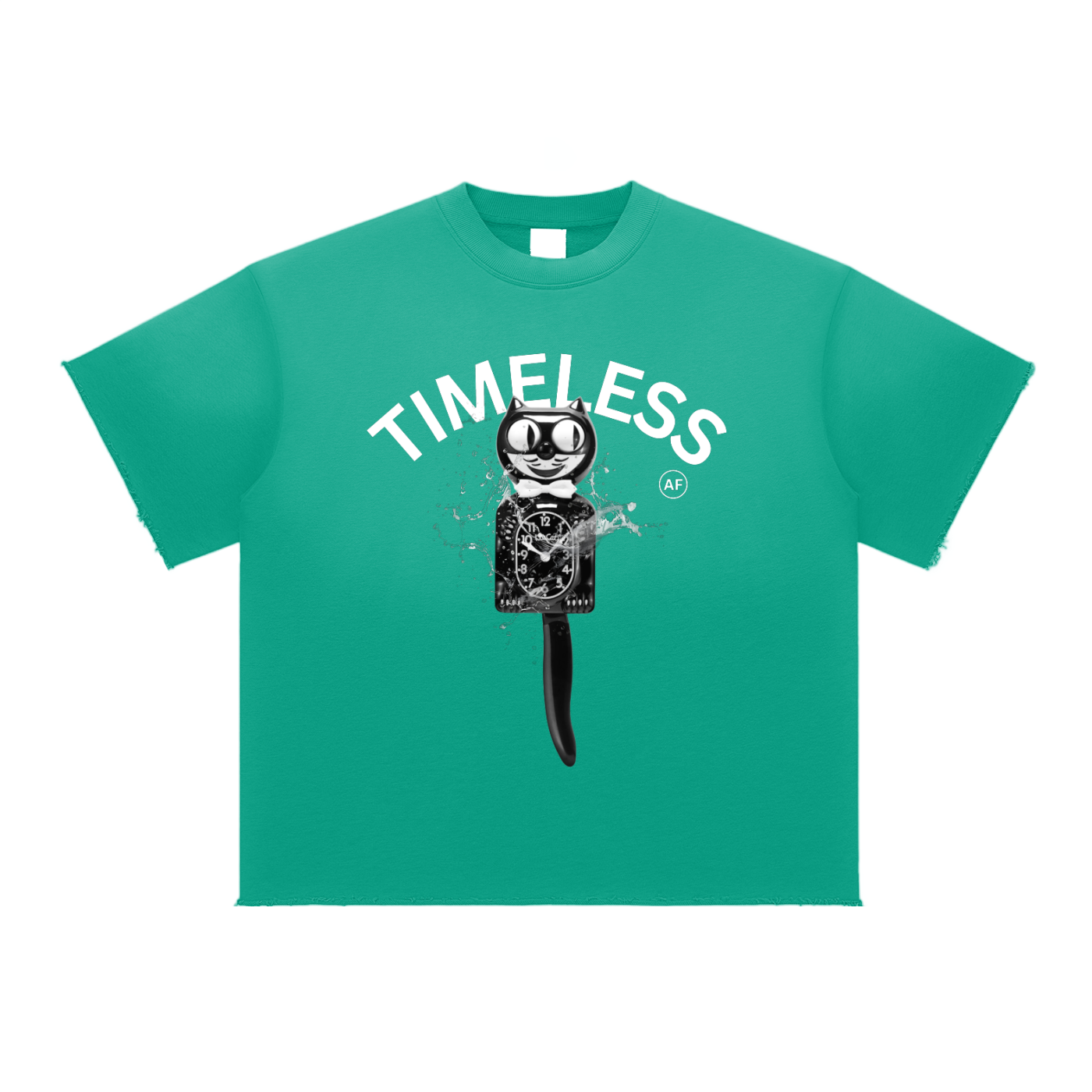 TIMELESS AF Sun Fade Raw Edge T-Shirt image 2