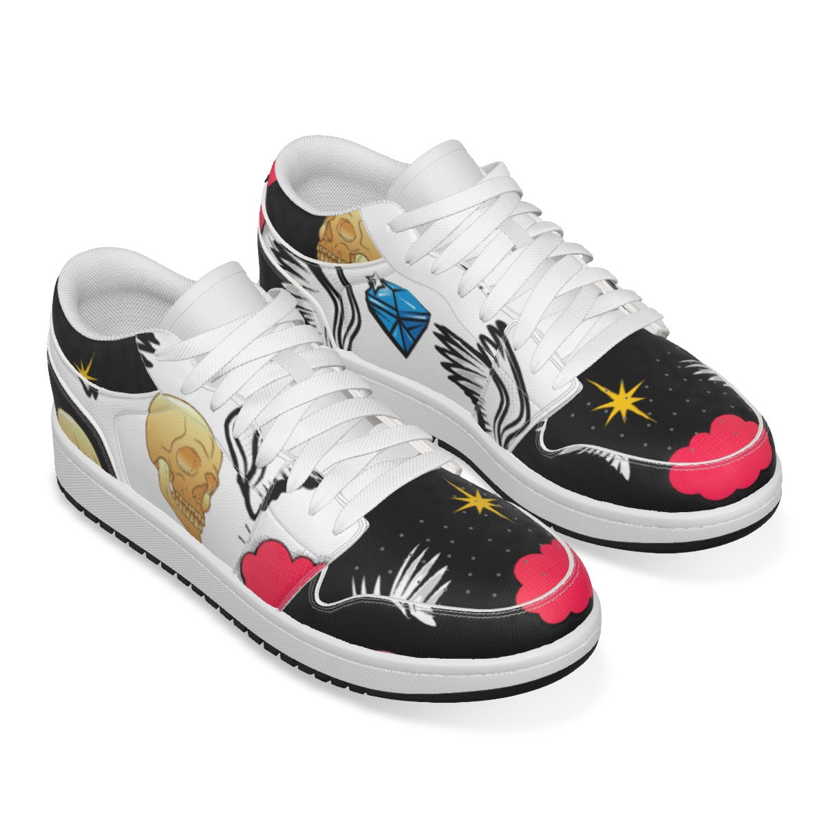 Men's Low State Leather Stitching Shoes image 1