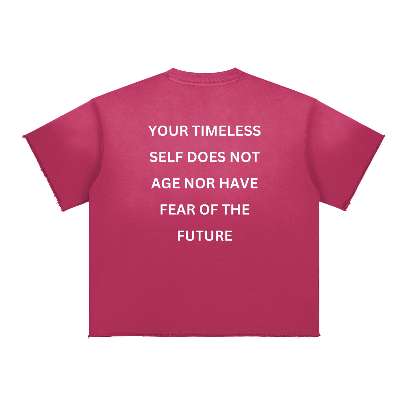 TIMELESS AF Sun Fade Raw Edge T-Shirt image 5