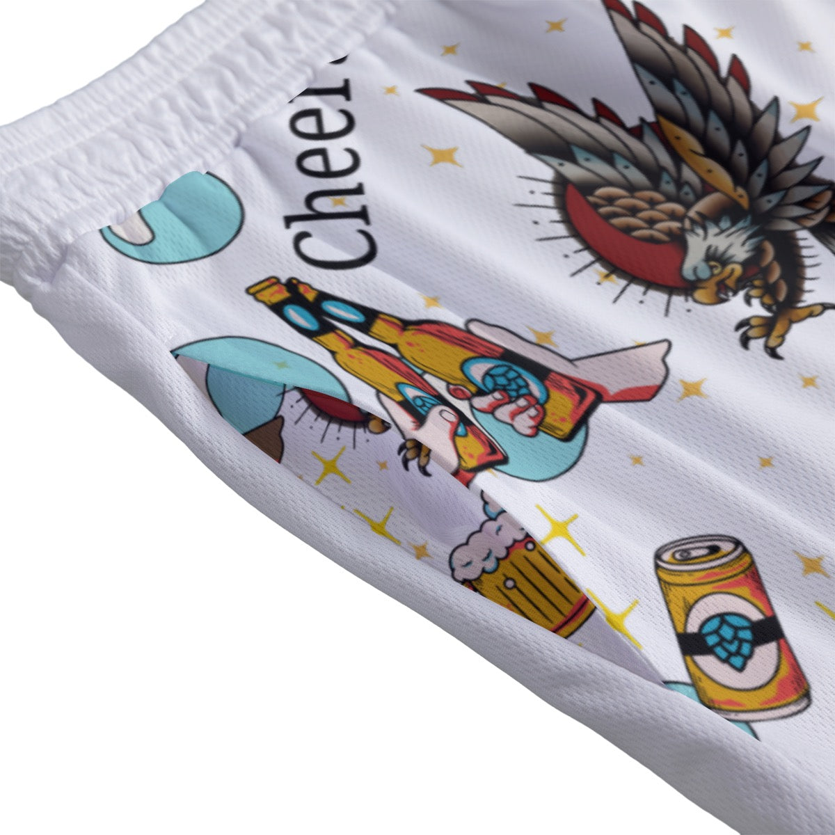 All-Over Print Men's Mesh Shorts image 3
