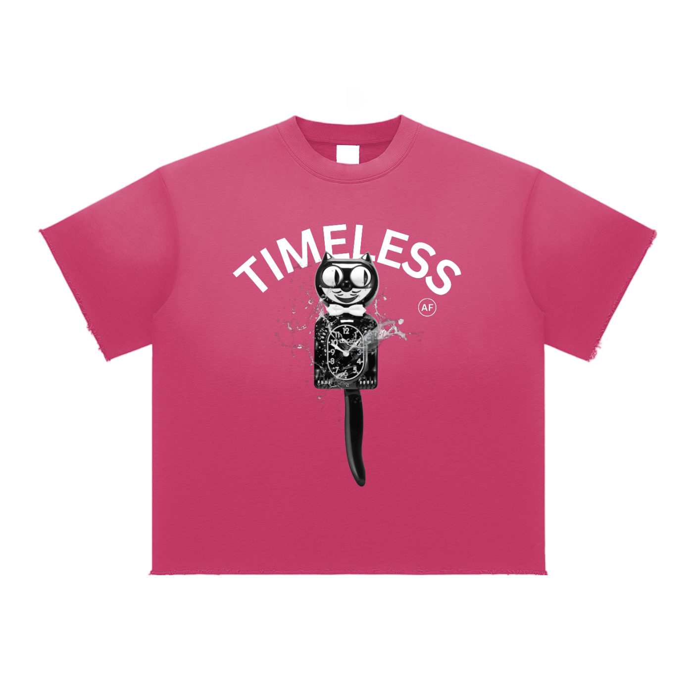 TIMELESS AF Sun Fade Raw Edge T-Shirt image 4