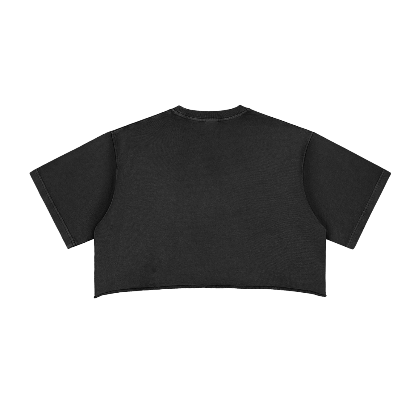 Timeless AF Women's Snow Washed Raw Edge Crop Top image 1