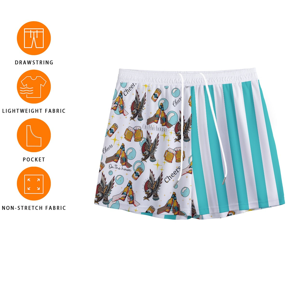 All-Over Print Men's Mesh Shorts image 5