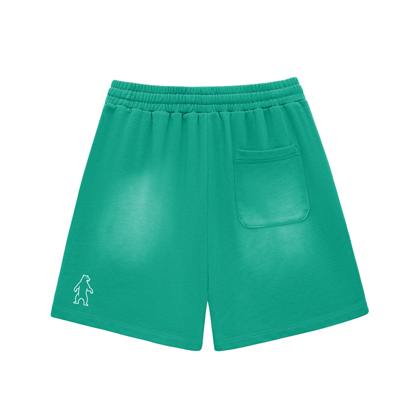 PLEASANT AF Sun Fade Raw Edge Cotton Shorts image 3