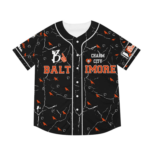 Men's Baltimore Baseball Jersey - Urban Style Sportswear BLKBNK image 0