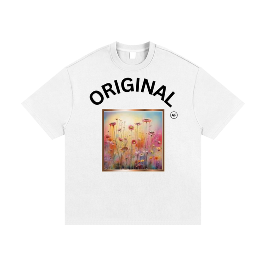 SKL FLWR Essential Heavyweight Unisex Cotton T-Shirt image 0