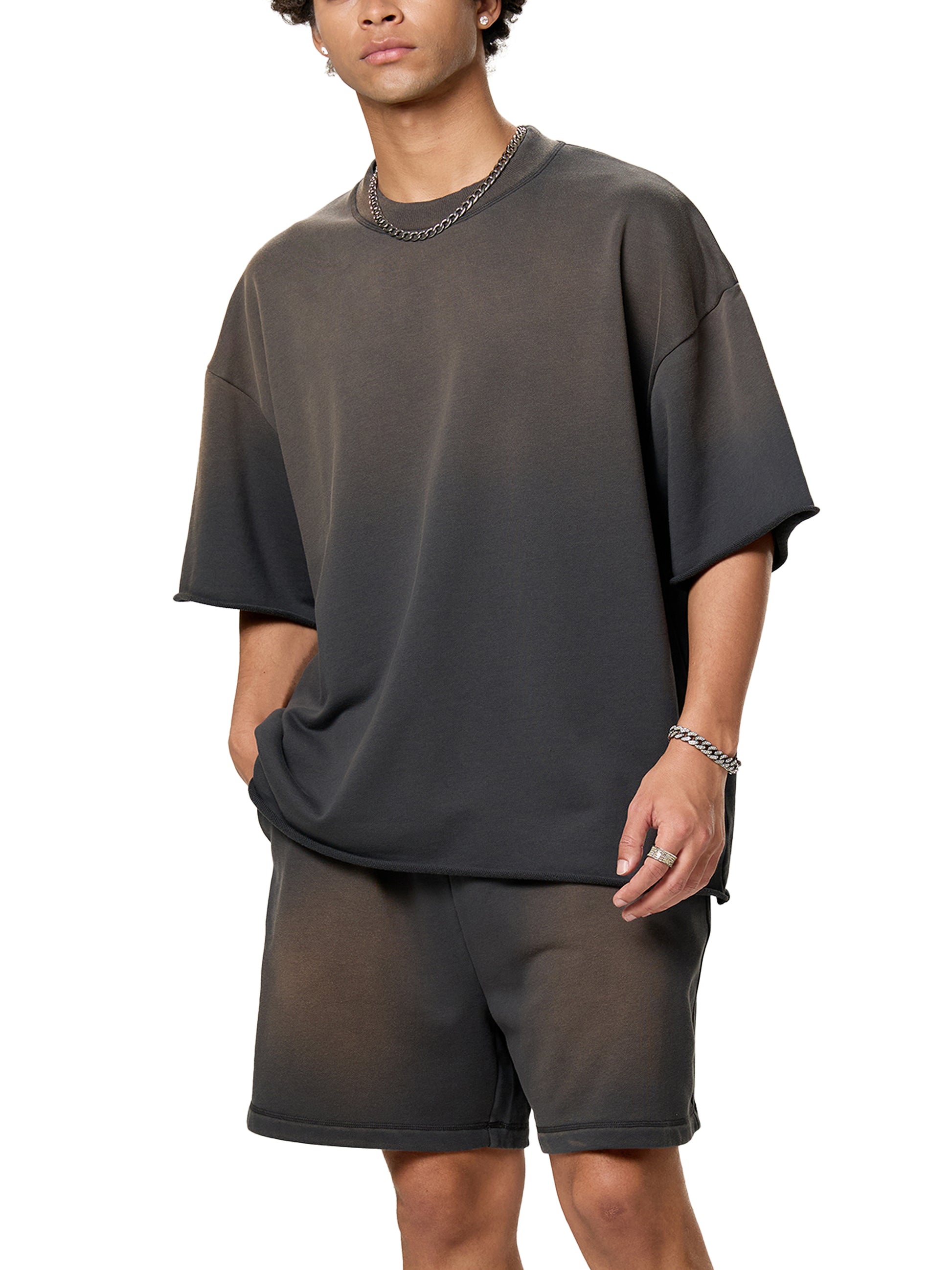 TIMELESS AF Sun Fade Raw Edge T-Shirt image 9
