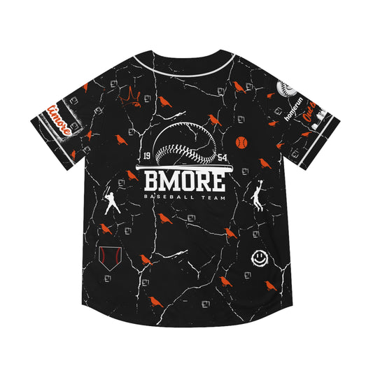 Men's Baltimore Baseball Jersey - Urban Style Sportswear BLKBNK image 1