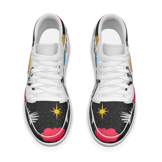 Men's Low State Leather Stitching Shoes image 0